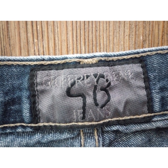 Geoffrey Beene Jeans Men's Size 38x30 Blue Straight Medium Wash Denim - Picture 4 of 8